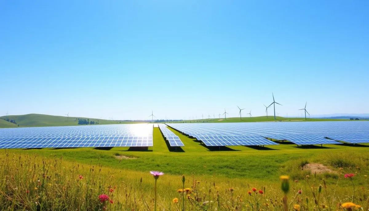 Solar power farm